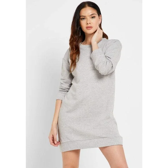 white christmas dresses Women's Sweatshirt Dress | Organic Cotton main image 1